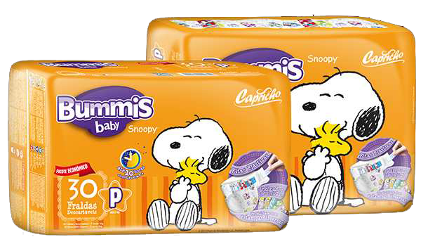 Fralda Capri Bummis Snoopy Econ P 1×30 Un – Fornecedor: Capricho