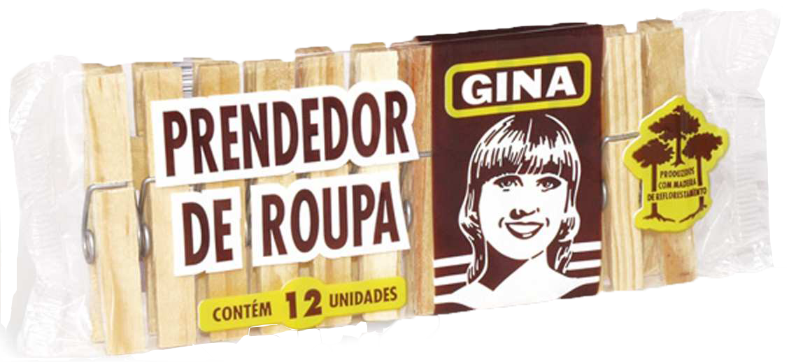 Prendedor Roupa 12 Unidades – Fornecedor : Gina