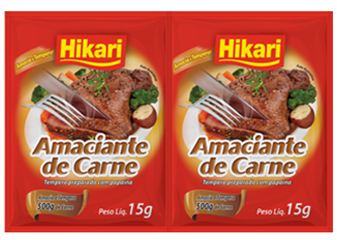 Amaciante Carne c/ Tempero Hikari 24x30G – Fornecedor: Hikari