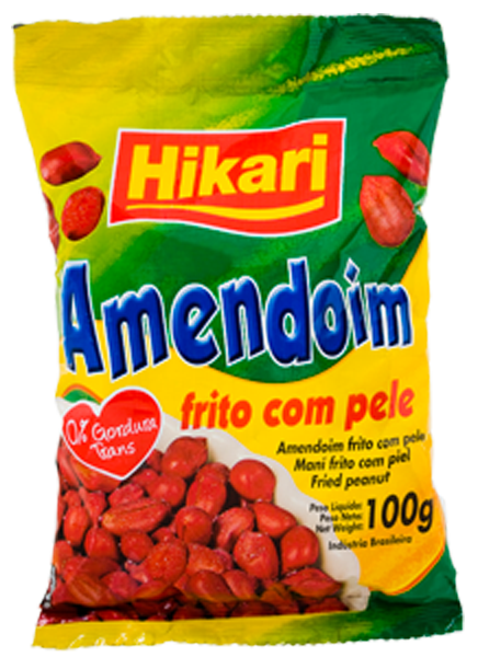 Amendoim Frito Salgado Hikari 24x100G – Fornecedor: Hikari