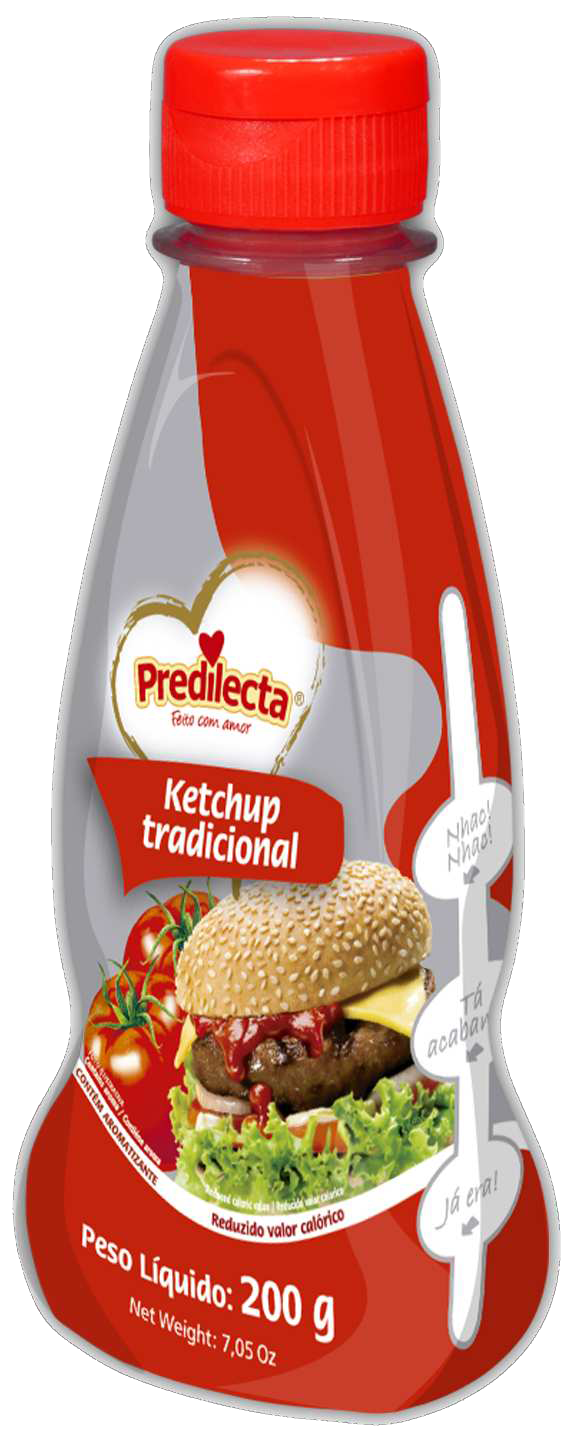 Catchup Bisnaga Predilecta 6x200G -Fornecedor: Predilecta