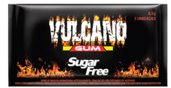 Chiclete Vulcano Sugar Free 1x18x8,5G – Fornecedor: Vulcano