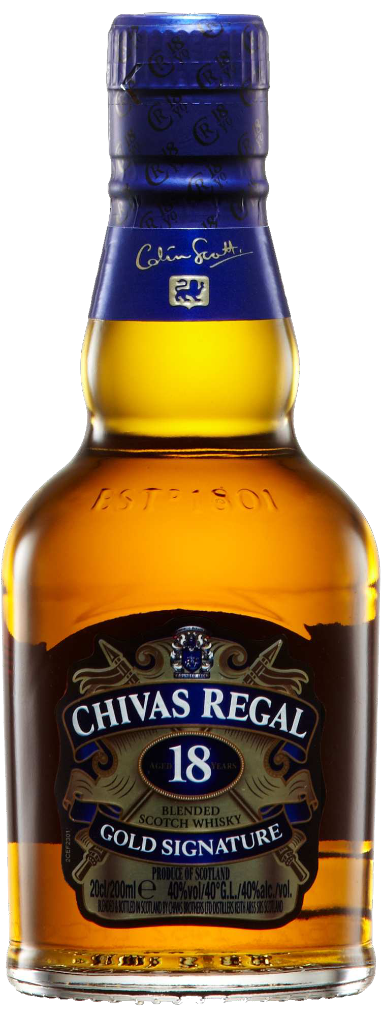 Whisky Chivas Regal 18 YO 1x200ML – Fornecedor: Pernod Ricard