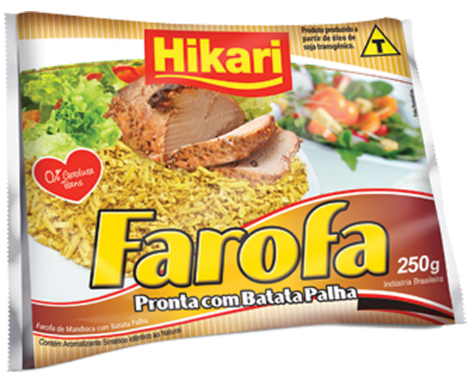 FAROFA COM BATATA PALHA