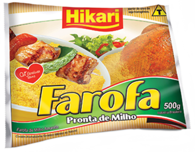 Farofa Hikari de Milho 12x500G – Fornecedor: Hikari