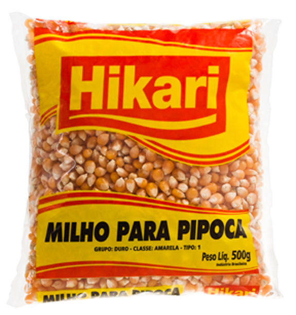 Milho p/ Pipoca Hikari 6x500G – Fornecedor: Hikari