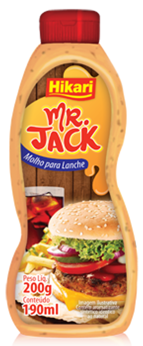 Molho Lanche Mr Jack Hikari 12x200G – Fornecedor: Hikari