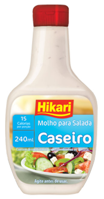 Molho Salada Caseiro Hikari 12x240ML – Fornecedor: Hikari