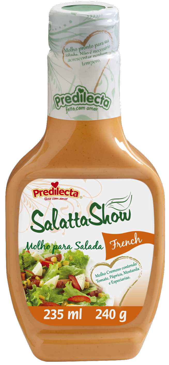 Molho Salada French Predilecta 6x235ML -Fornecedor: Predilecta