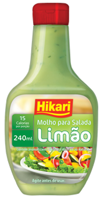 Molho Salada Limão Hikari 12x240ML – Fornecedor: Hikari