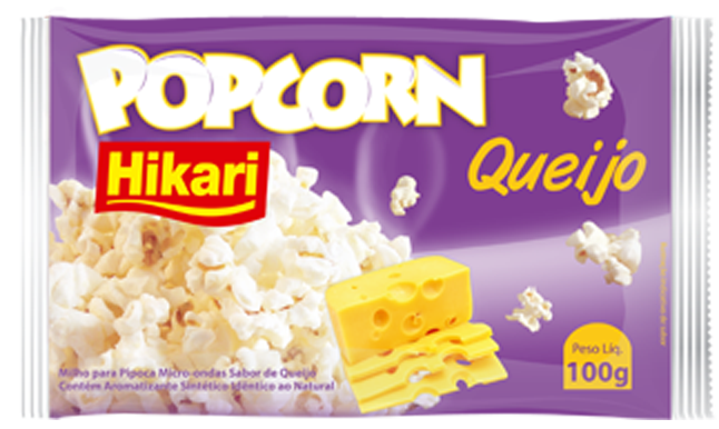 Pipoca Micro Hicari Queijo 12x100G – Fornecedor: Hikari