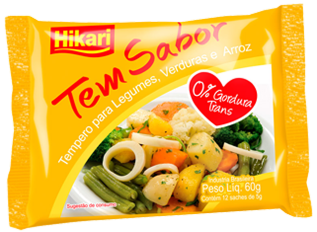 Tempero Hikari Legumes Verd 24x12X5G – Fornecedor: Hikari