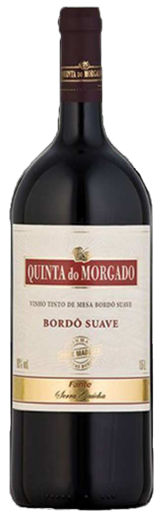 VINHO BORDO SUAVE QUINTA DO MORGADO 1500ML