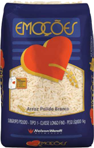 Arroz Benef. Emoções Branco 30x1KG – Fornecedor: Nelson Wendt