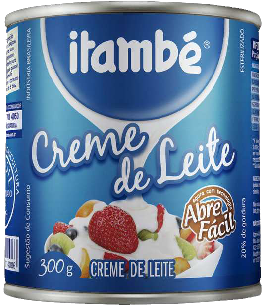 Cr. de Leite Itambé 20% Lata 6x300G – Fornecedor: Itambé