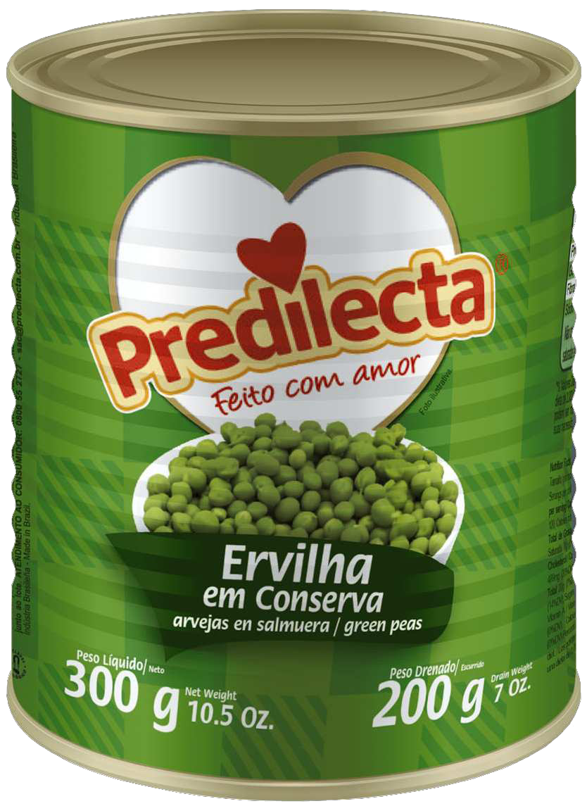 Ervilha Conserva Predilecta LT 12x200G – Fornecedor: Predilecta