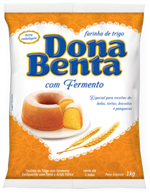 FARINHA DE TRIGO COM FERMENTO DONA BENTA