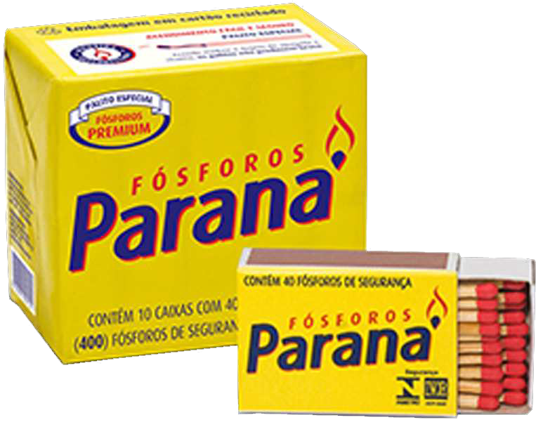 Fósforo Paraná Trad. Cartol. 1x20UN – Fornecedor: Fobras