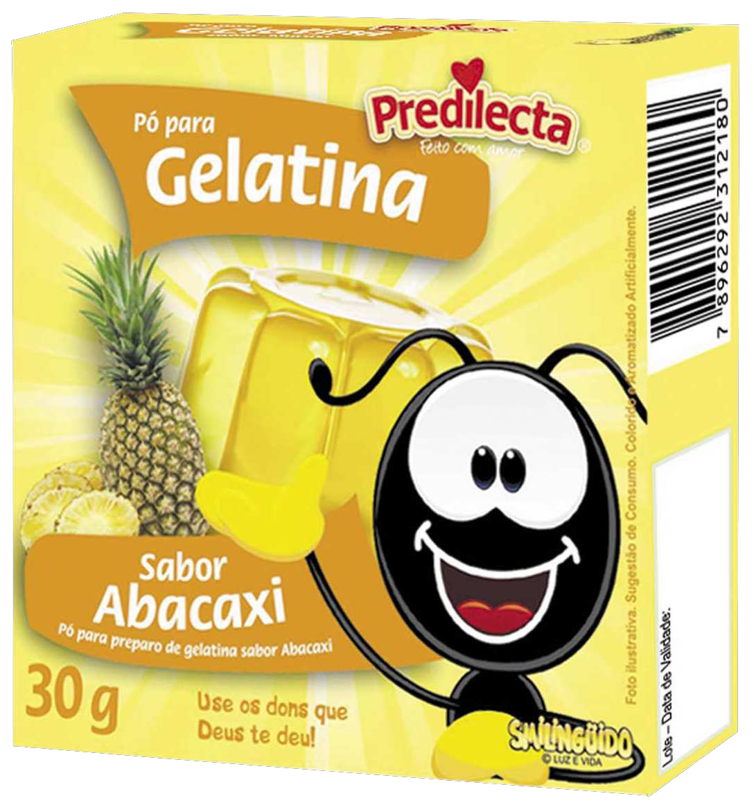 Gelatina Predilecta Abacaxi 12x30G – Fornecedor: Predilecta