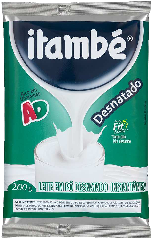 Leite Pó Itambé Desnatado Int .25X200G – Fornecedor: Itambé