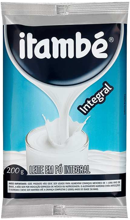 Leite Pó Itambé Integral 50x200G – Fornecedor: Itambé