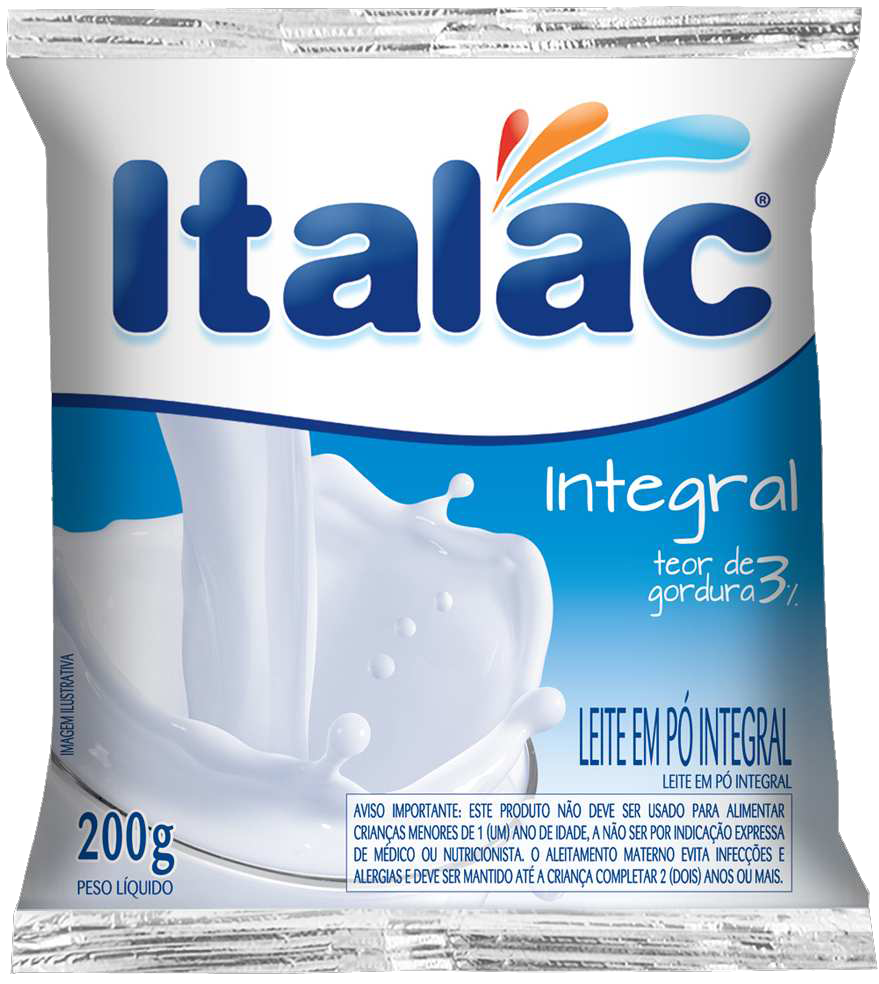 Leite Pó Italac Integral 50x200G – Fornecedor: Italac