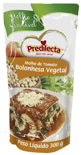 Molho Bolonhesa Veg. Predilecta SC 12x300G – Fornecedor: Predilecta