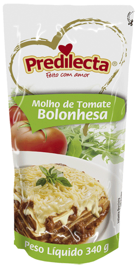 Molho Bolonhesa Predilecta SC 12x340G – Fornecedor: Predilecta