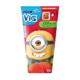 Suco de Morango Vig 27x200ML – Fornecedor: Vigor