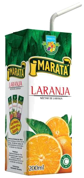 Néctar Laranja Maratá 27x200mL – Fornecedor: Maratá