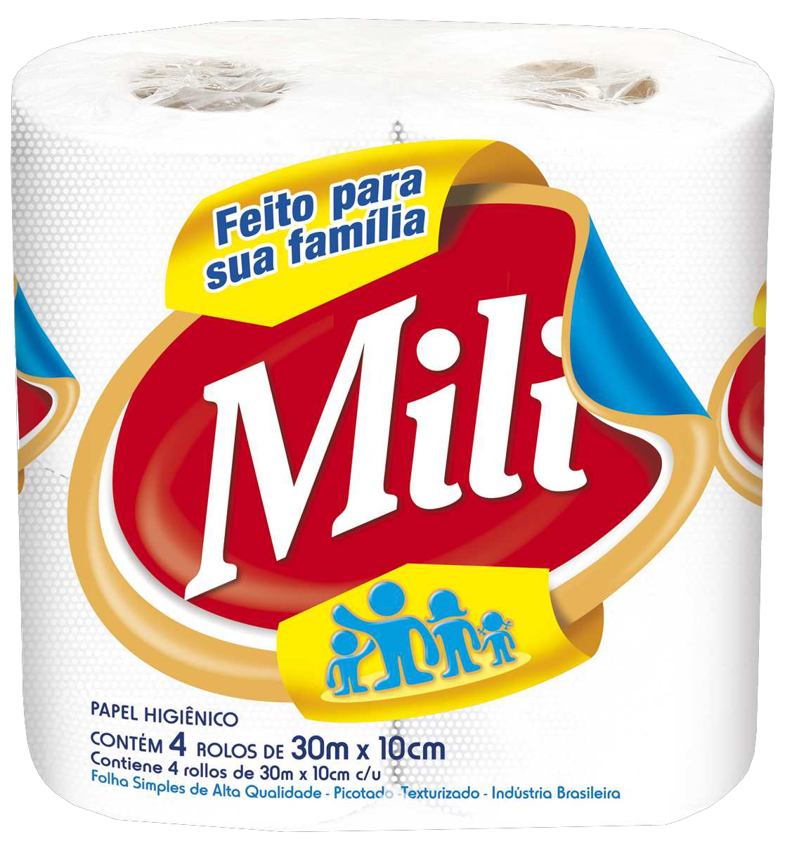 PAPEL HIG. MILI 30M 16X4UN – FORNECEDOR: MILI