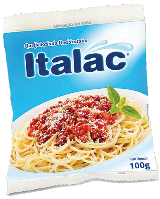 Queijo Ralado Italac 20x50G – Fornecedor: Italac