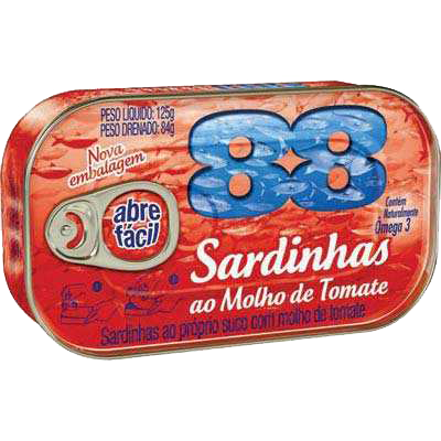 SARDINHA 88 OLEO TOMATE 50X125G – Fornecedor: GDC Alimentos